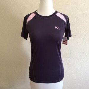Kari Traa Fitness Top NWT Size S Color Purple